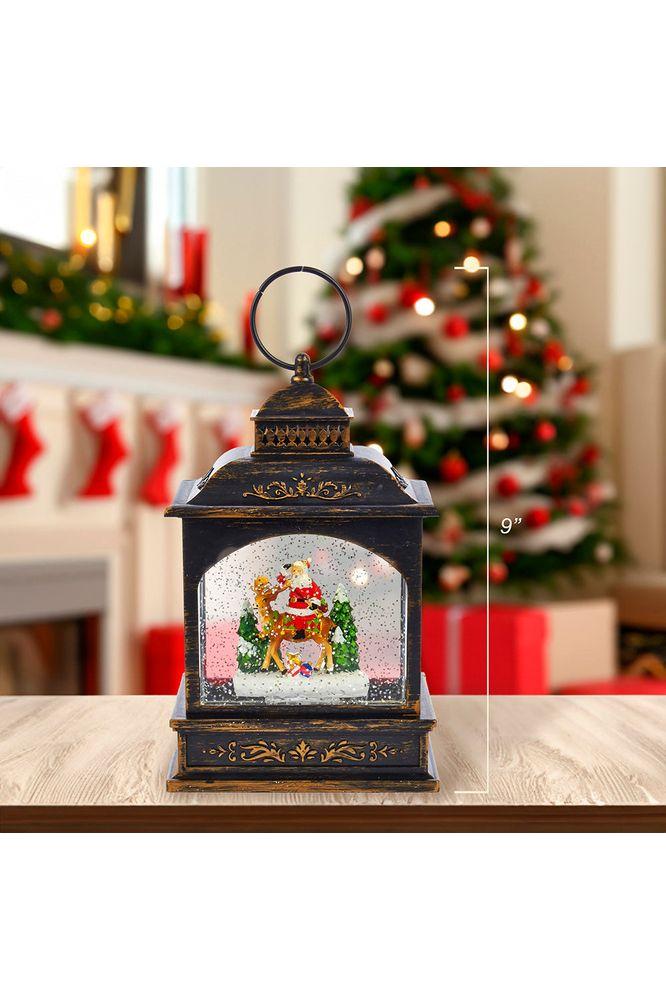 Shop For Kurt Adler 9 - Inch LED Santa Lantern with Motion