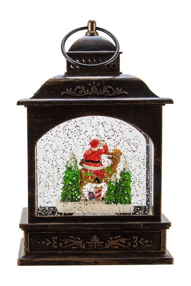 Shop For Kurt Adler 9 - Inch LED Santa Lantern with Motion