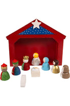 Shop For Kurt Adler 9 - Inch Miniature Nativity Set with 9 Figures and Stable