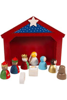 Shop For Kurt Adler 9 - Inch Miniature Nativity Set with 9 Figures and Stable