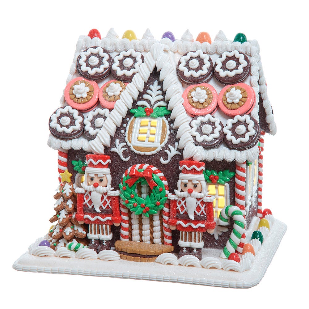 Shop For Kurt Adler 9.5 - Inch LED Gingerbread Cookie House