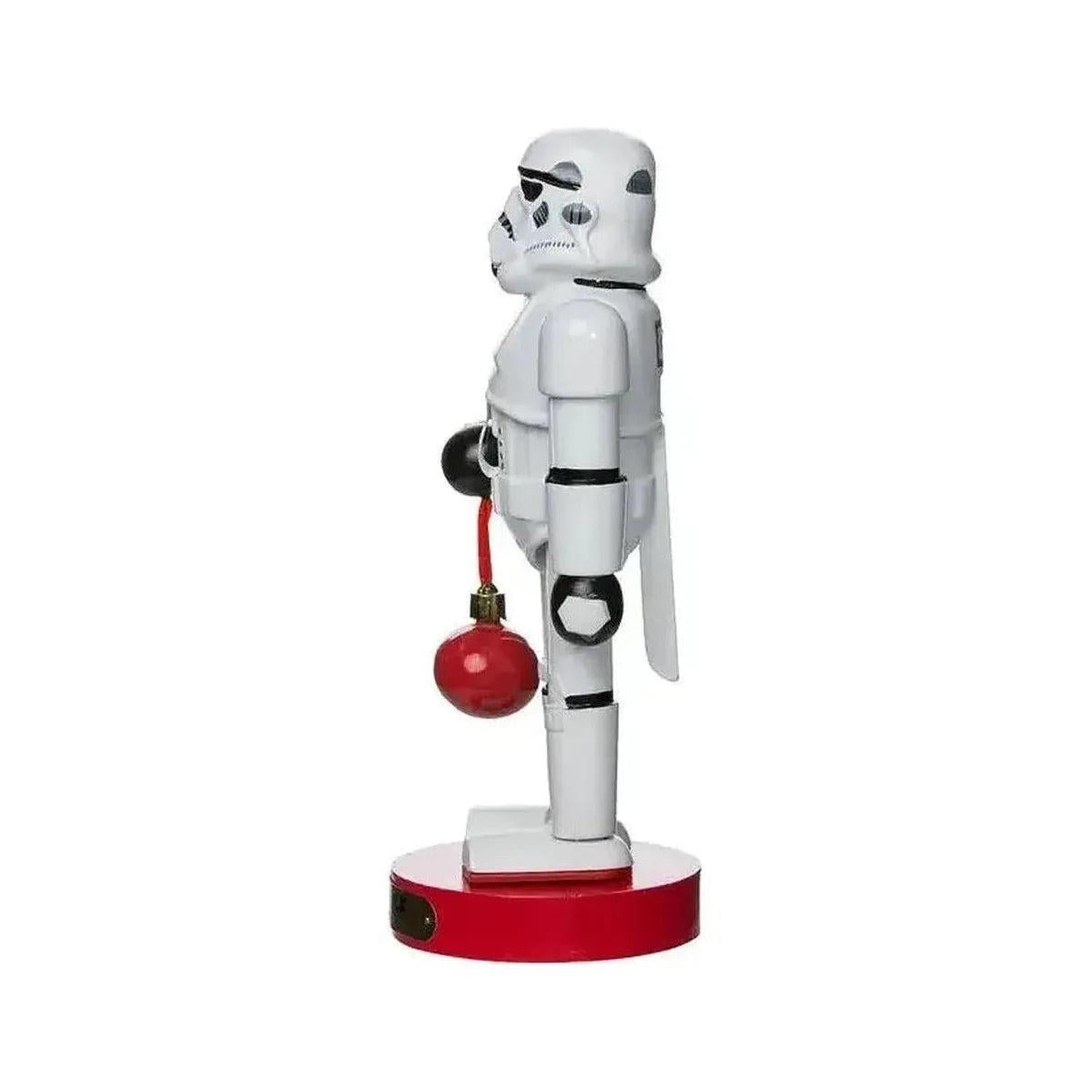 Kurt Adler 9.5" Stormtrooper with Ball Ornament Nutcracker