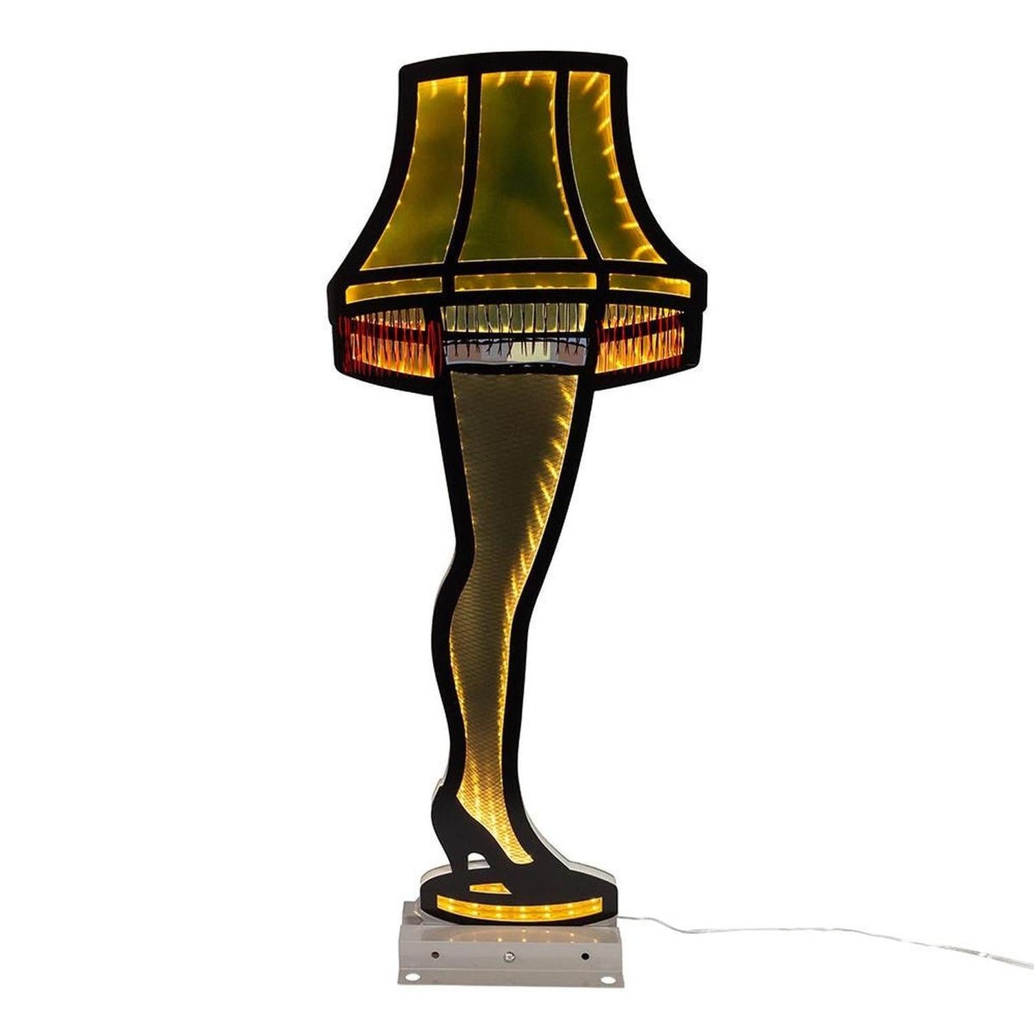 Kurt Adler A Christmas Story 23.6-Inch Outdoor Leg Lamp Infinity Light