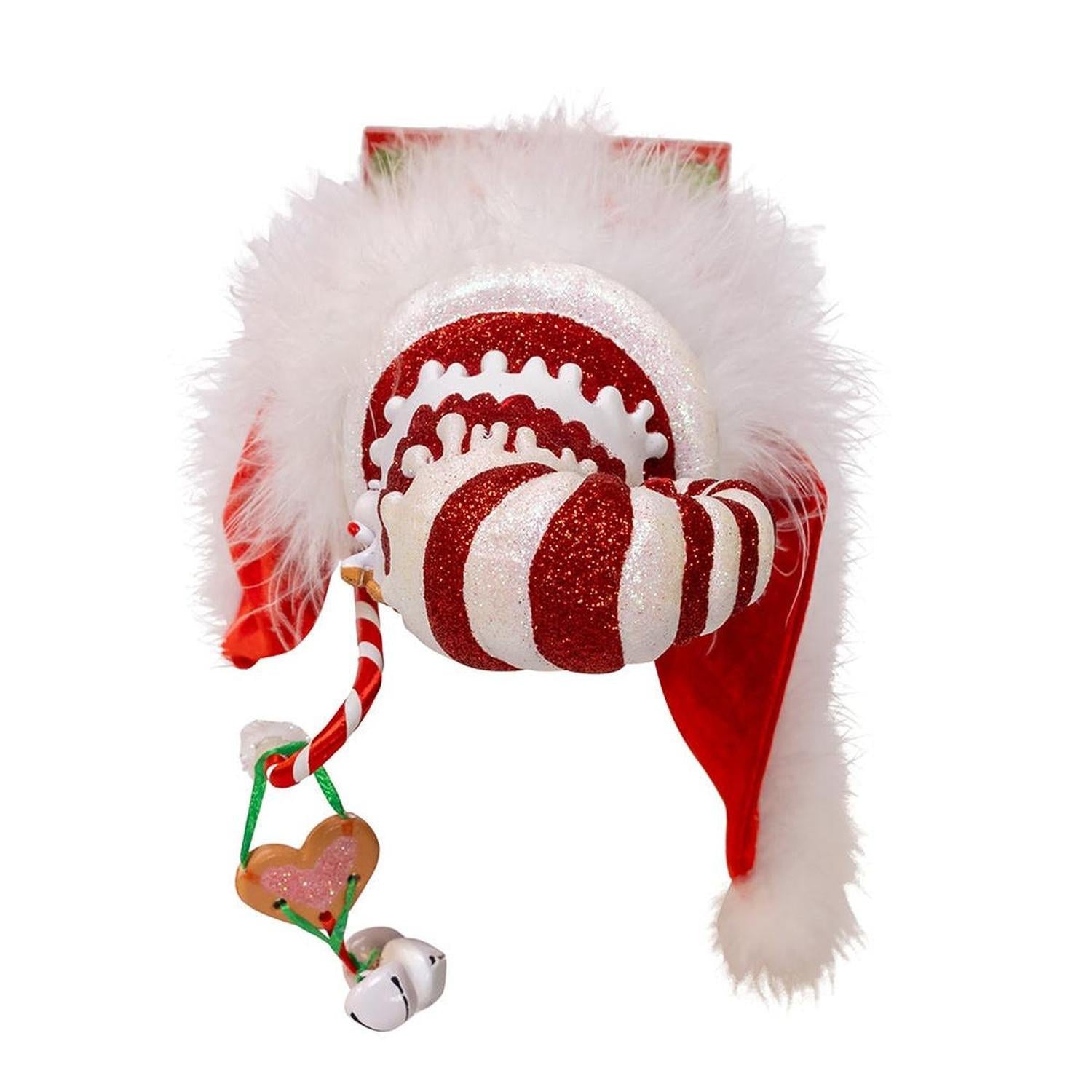 Kurt Adler delightful 15-Inch Gingerbread Candy Santa Nutcracker