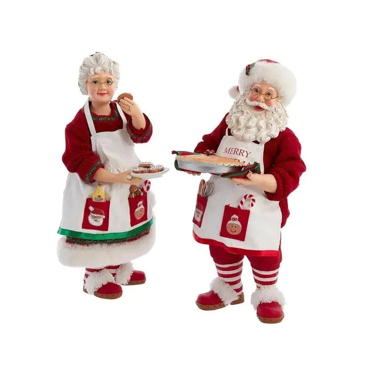 Kurt Adler Fabriché™ Mr. and Mrs. Claus Dessert