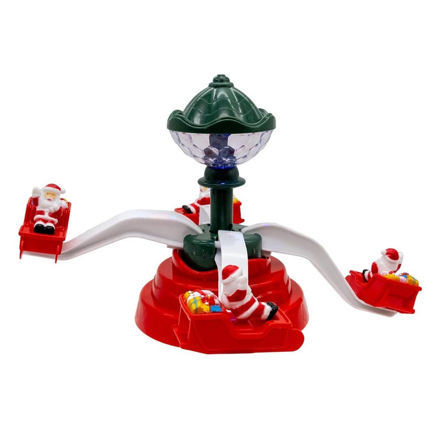 Kurt Adler Musical Christmas Deco with Santa Table Piece
