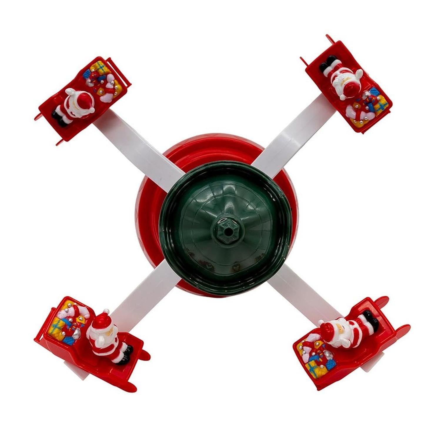 Kurt Adler Musical Christmas Deco with Santa Table Piece
