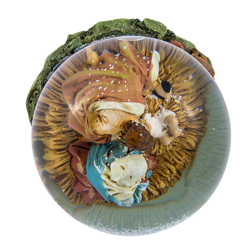 Shop For Kurt Adler Musical Holy Family Snow Globe
