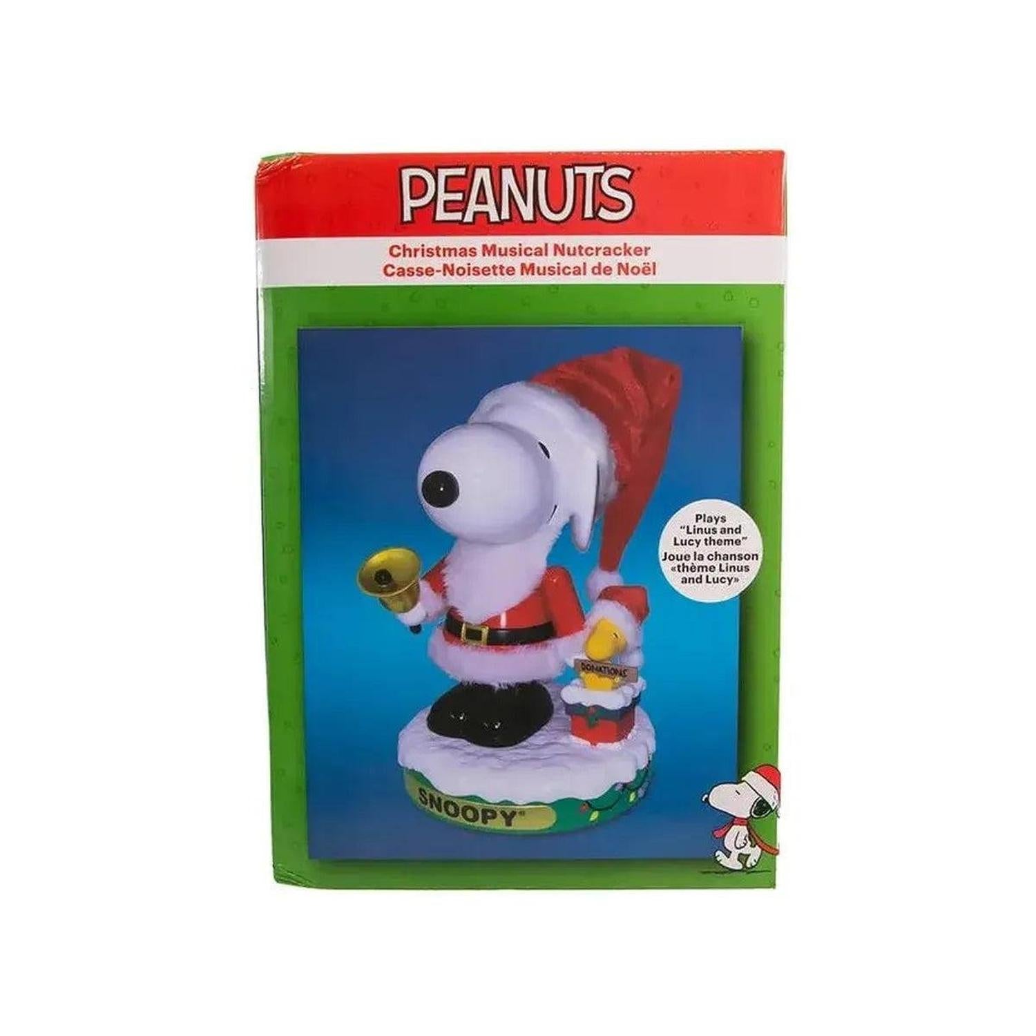 Kurt Adler Musical Santa Snoopy Nutcracker