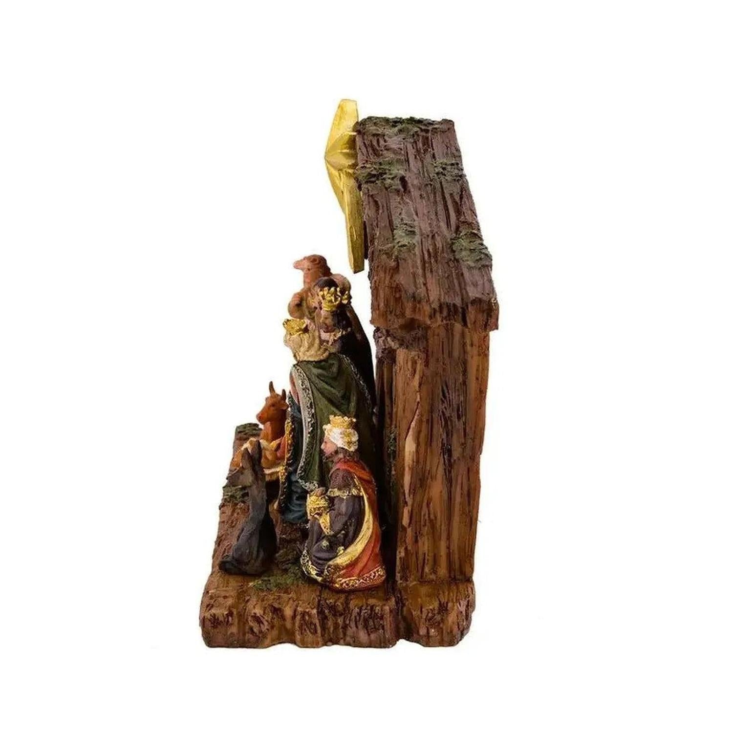 Shop For Kurt Adler Nativity Set With 10 Figures and Stable