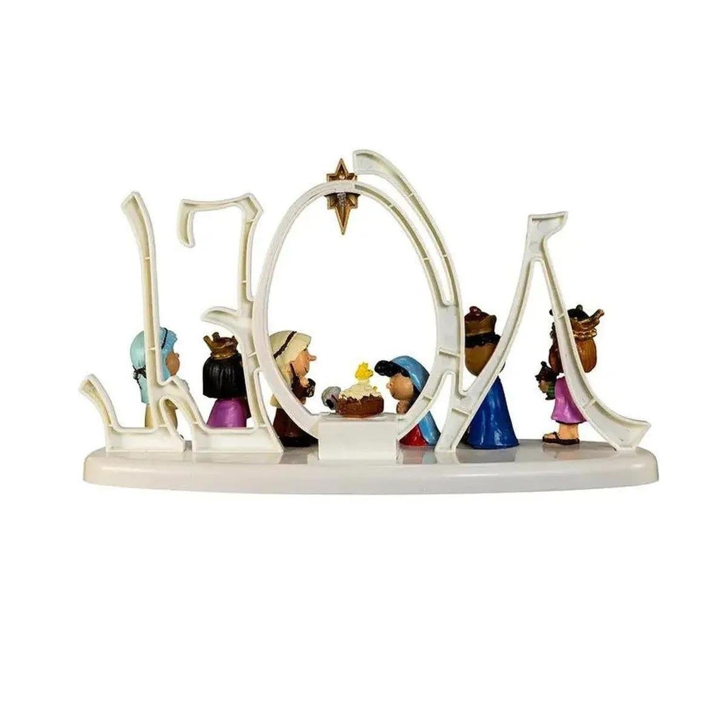 Kurt Adler Peanuts Lighted Nativity Scene