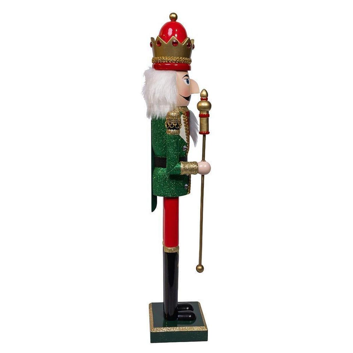 Shop For Kurt Adler stately 22 - Inch Red and Green King Nutcracker