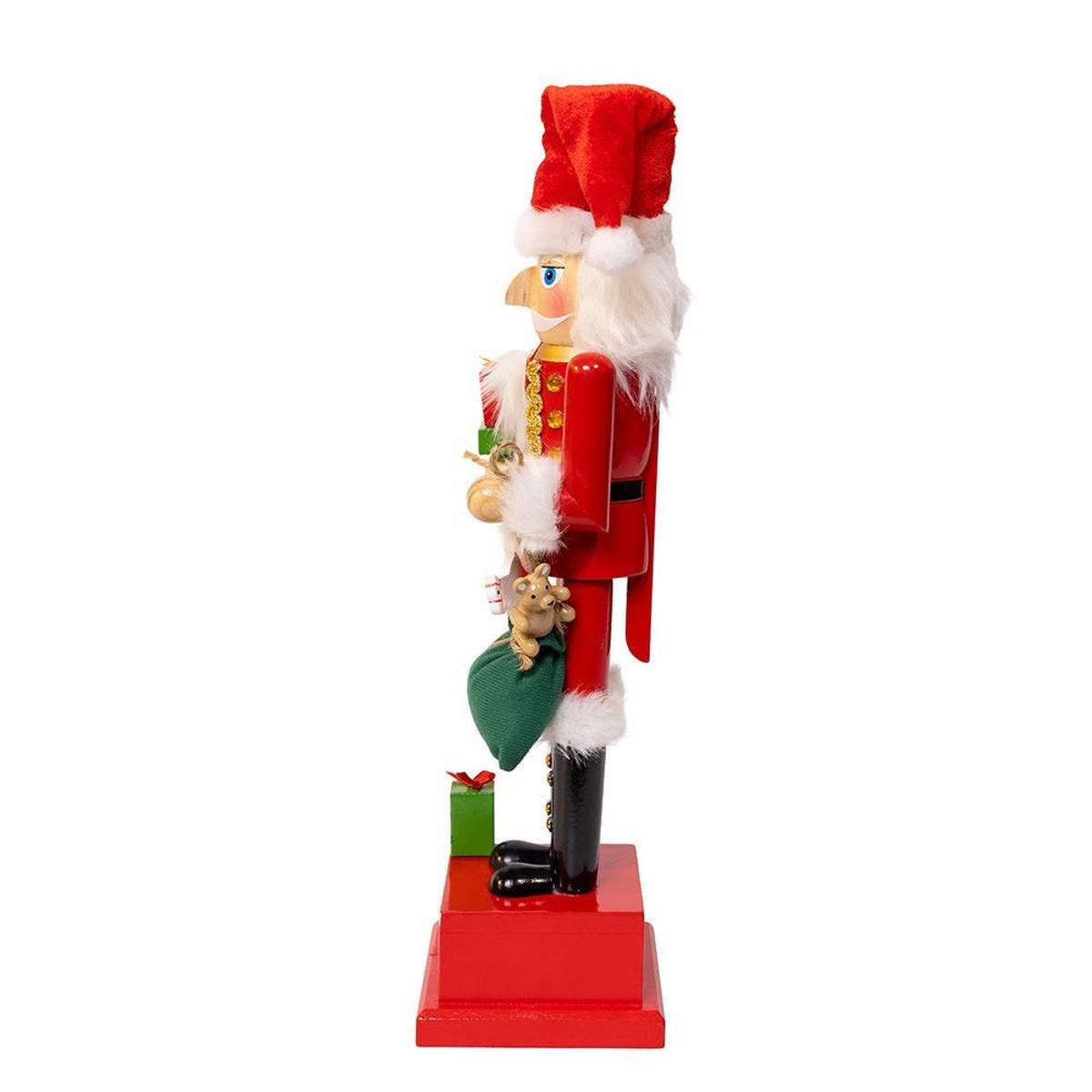 Shop For Kurt Adler Wooden 15 - Inch Santa Calendar Nutcracker