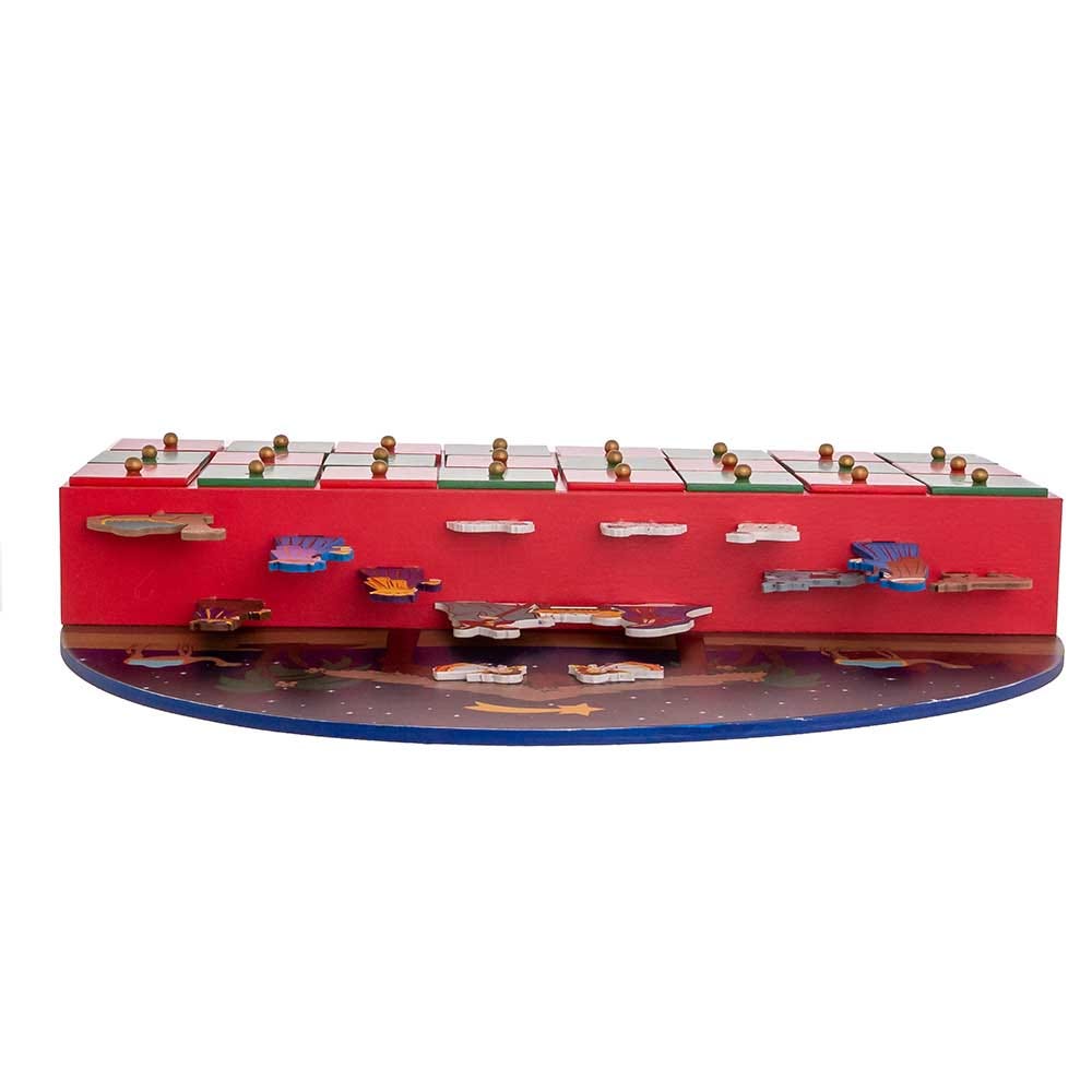 Shop For Kurt Adler Wooden Nativity Advent Calendar