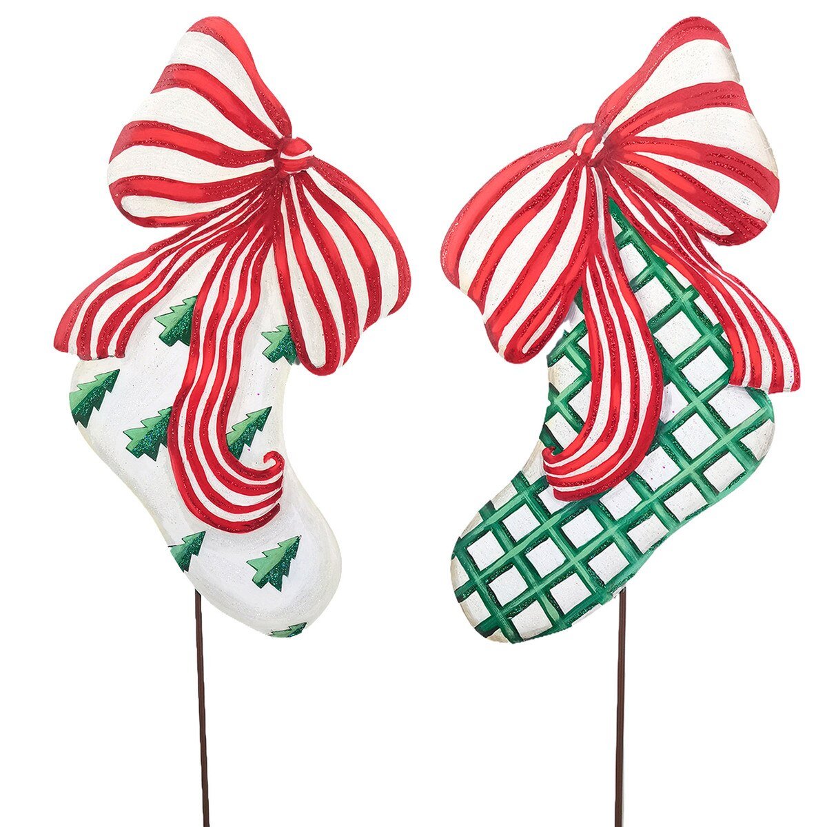 Shop For Large Modern Stockings, Set of 2 (Hanger/Easel)