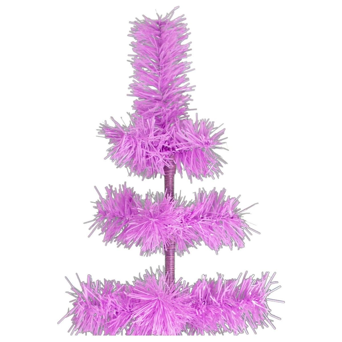 Shop For Lavender Tinsel Christmas Tree