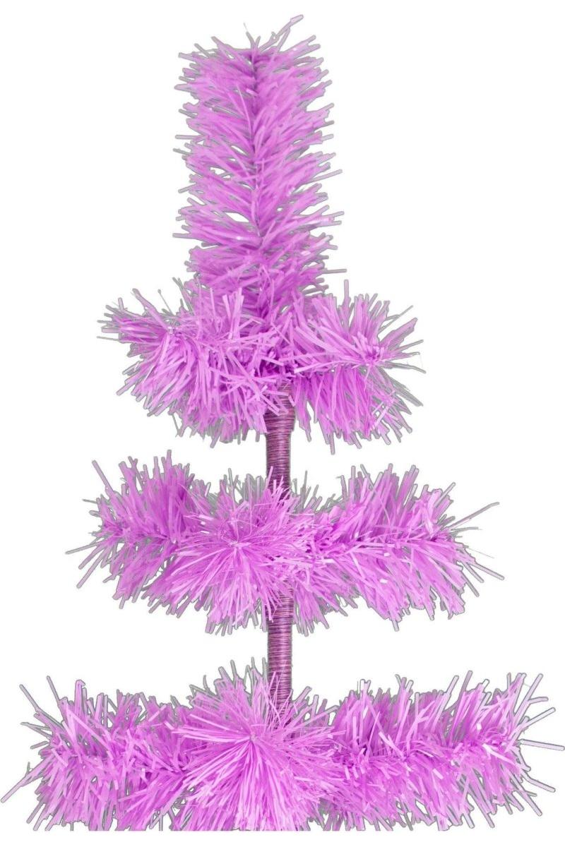 Shop For Lavender Tinsel Christmas Tree