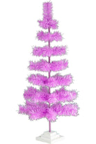 Shop For Lavender Tinsel Christmas Tree