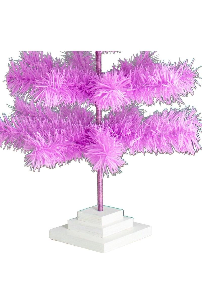 Shop For Lavender Tinsel Christmas Tree