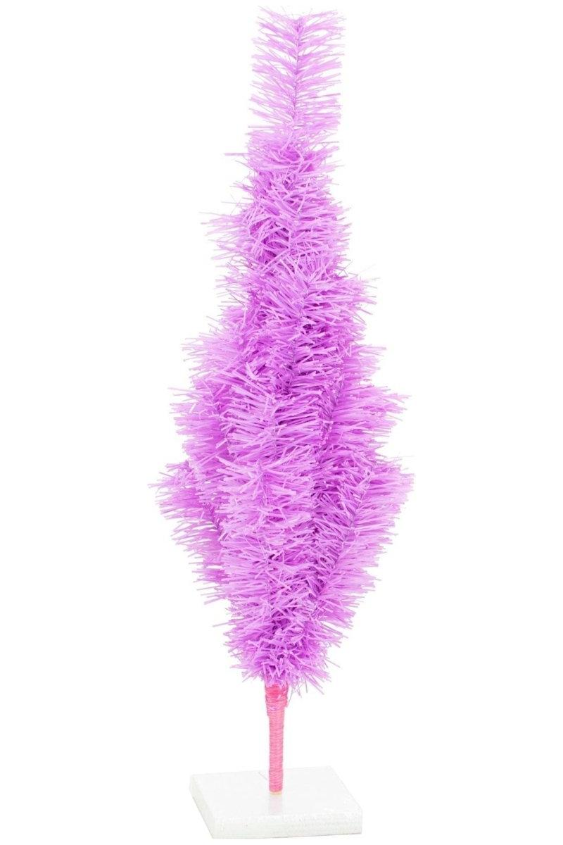 Shop For Lavender Tinsel Christmas Tree