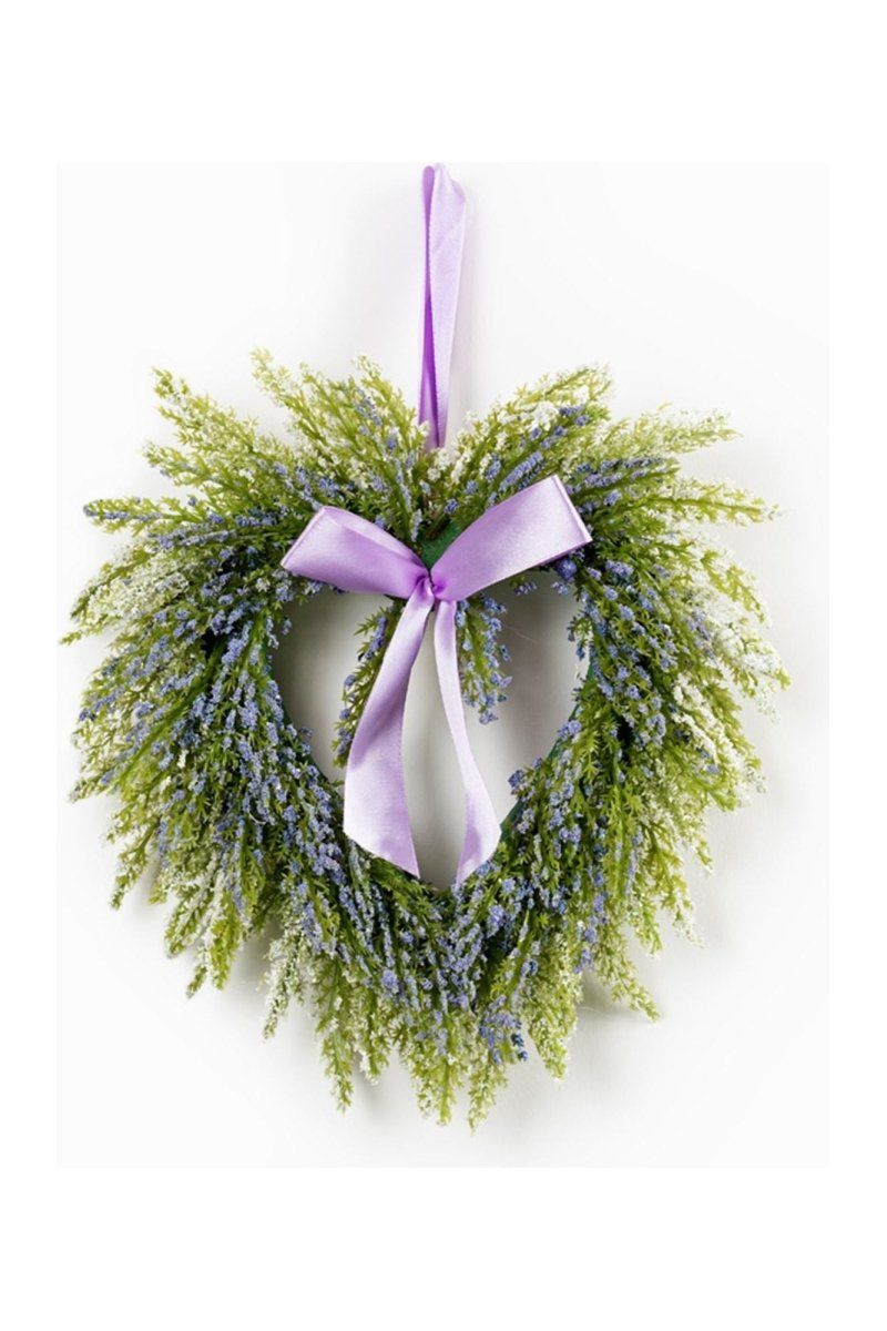 Shop For Lavender Twig Heart Wreath (Set of 2) at Michelle's aDOORable Creations