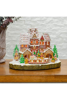 Shop For LED Gingerbread Musical House and Train 132807