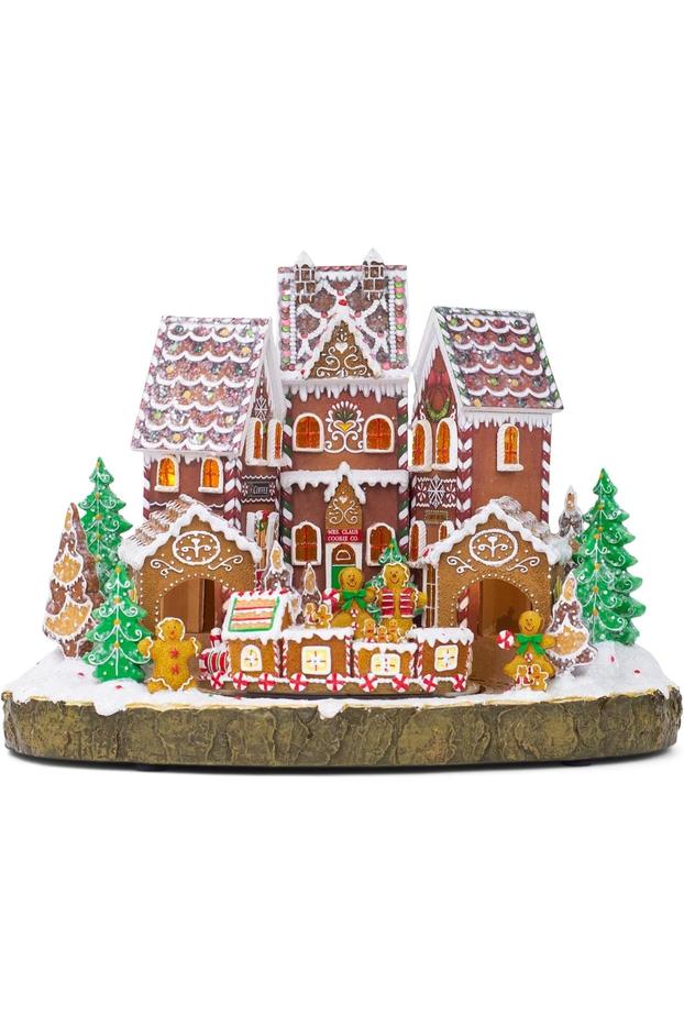 Shop For LED Gingerbread Musical House and Train 132807