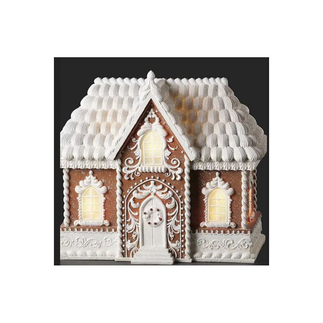 Shop For LED Lighted Gingerbread House Tabletop Decor at Michelle's aDOORable Creations