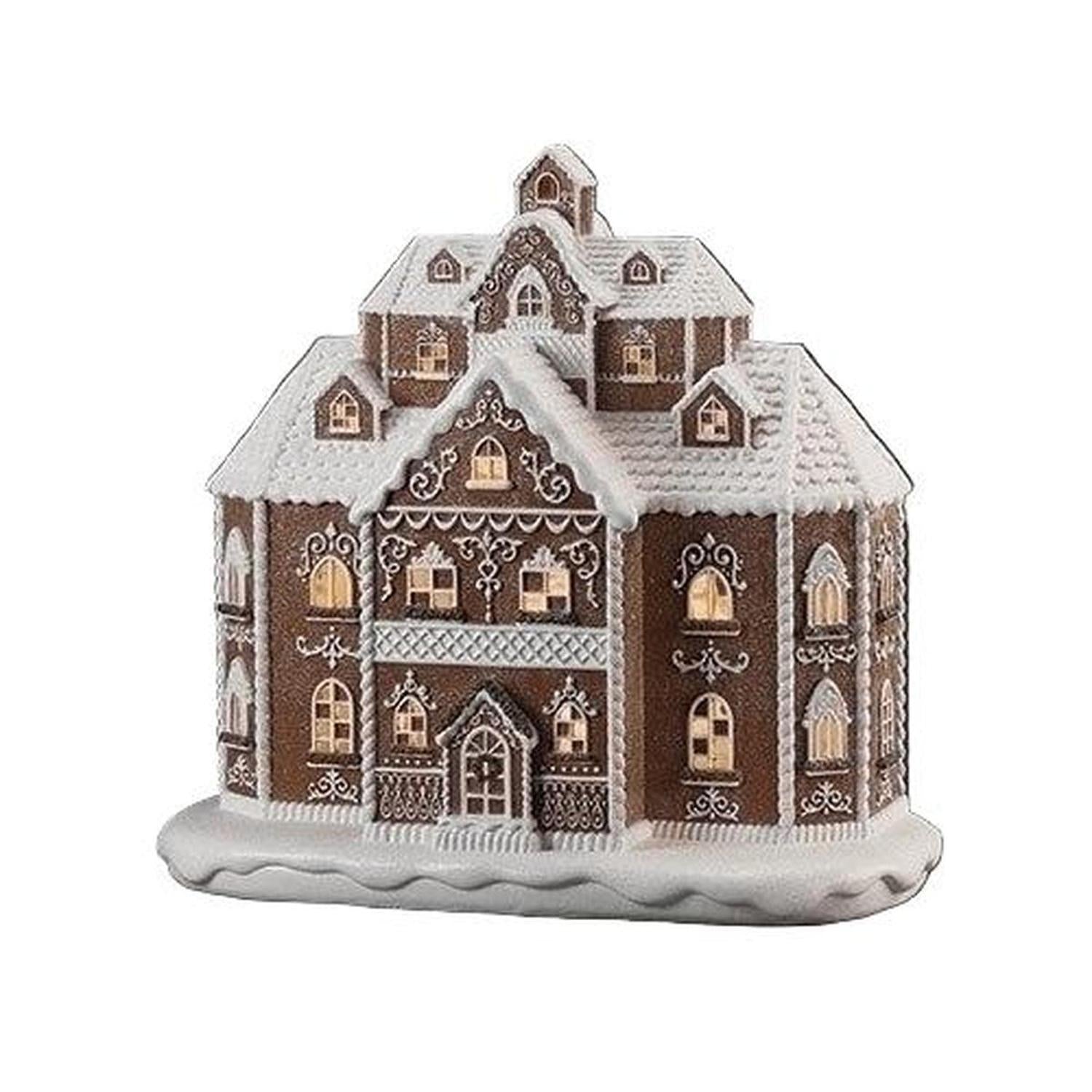 LED Lighted Gingerbread Mansion