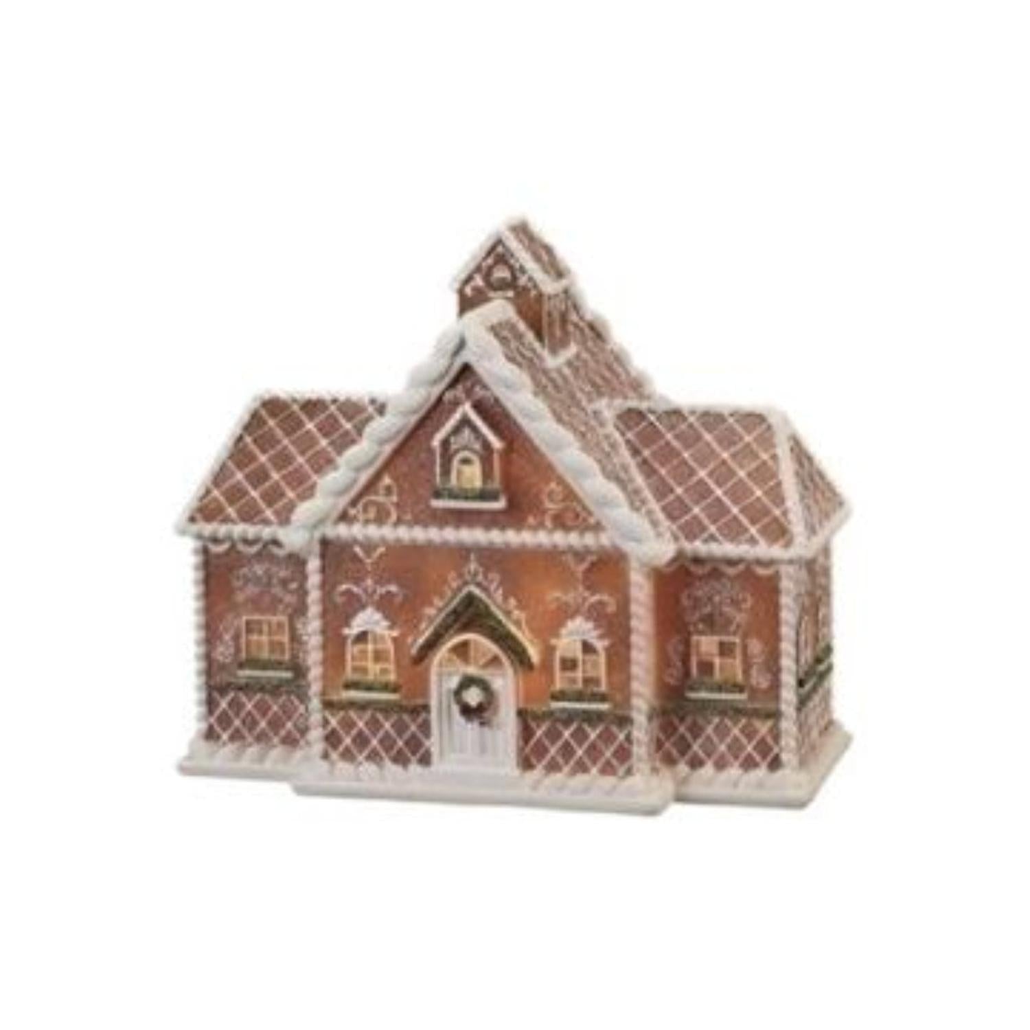 LED Lighted House w/Berry