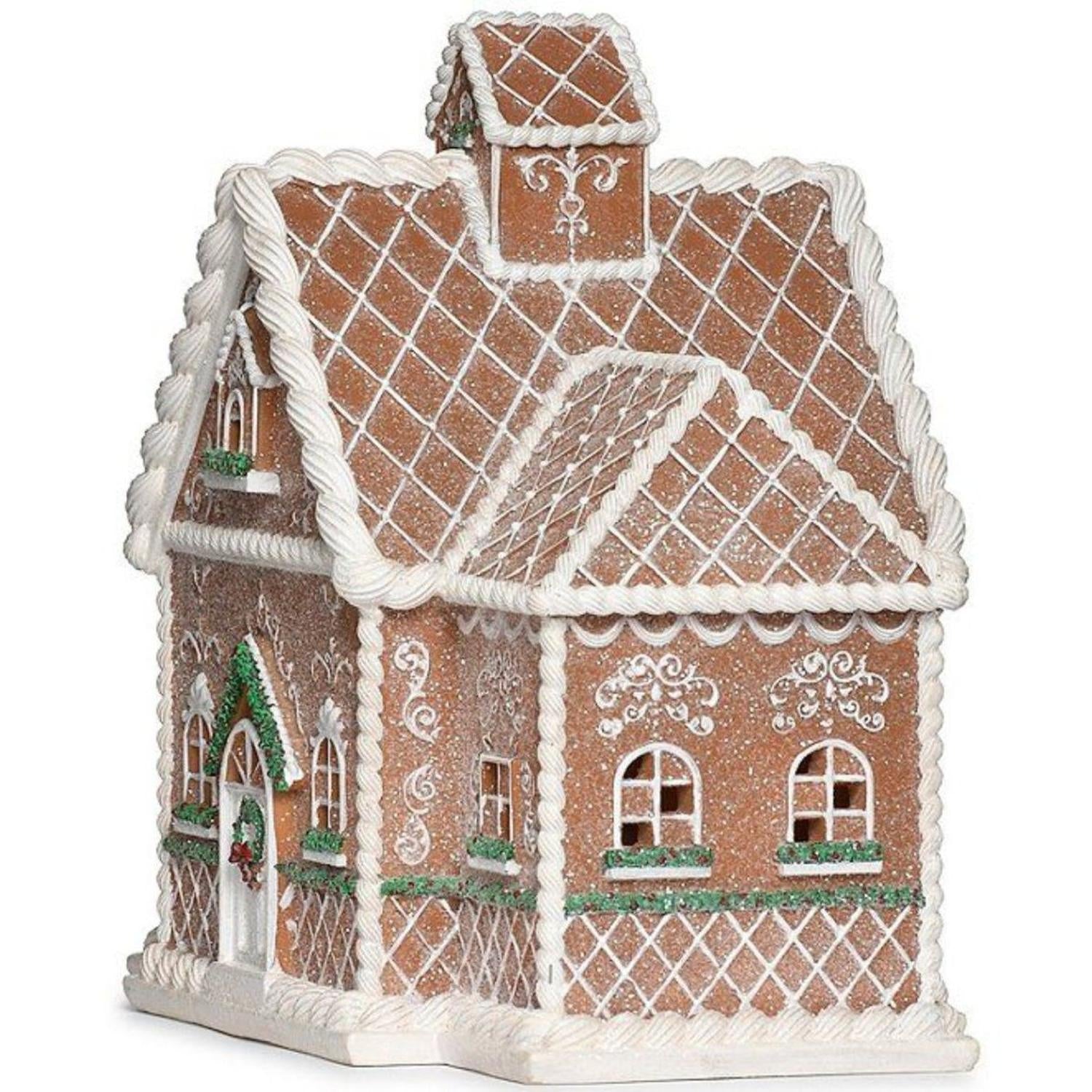 LED Lighted House w/Berry