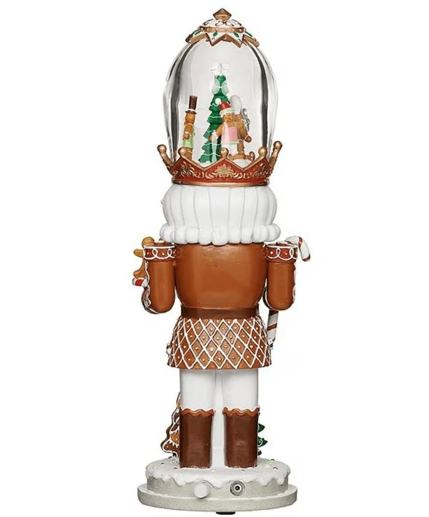 LED Lighted Musical Gingerbread Nutcracker