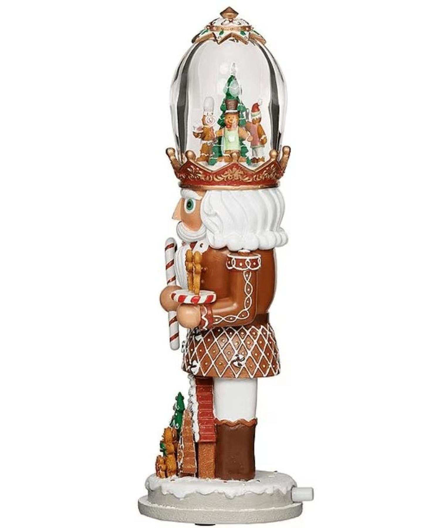 LED Lighted Musical Gingerbread Nutcracker