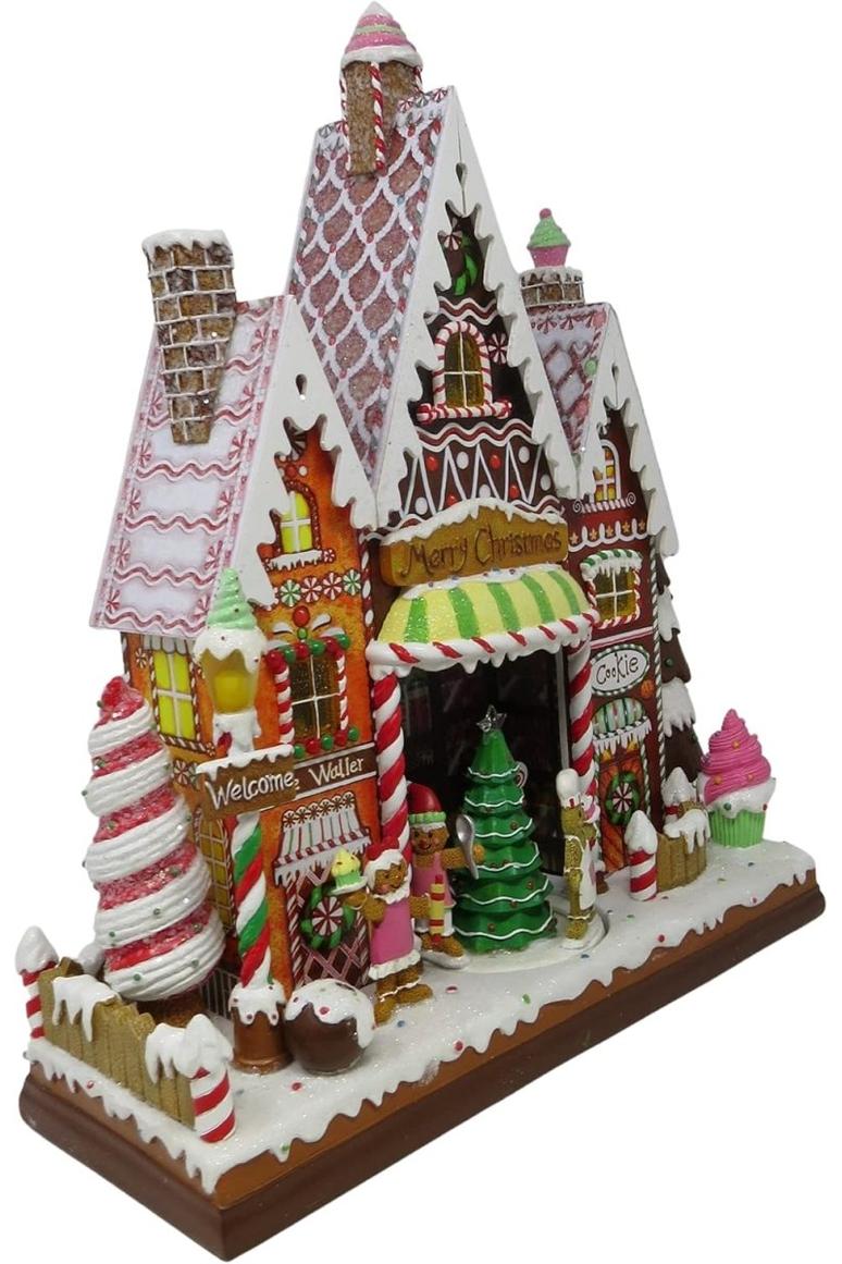 Shop For LED Musical Candy Store Village 131669