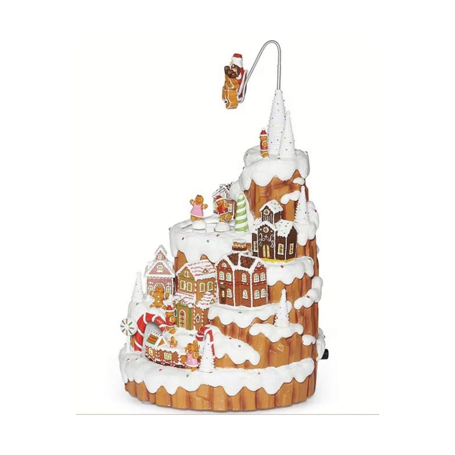 LED Musical Gingerbread Mountain House