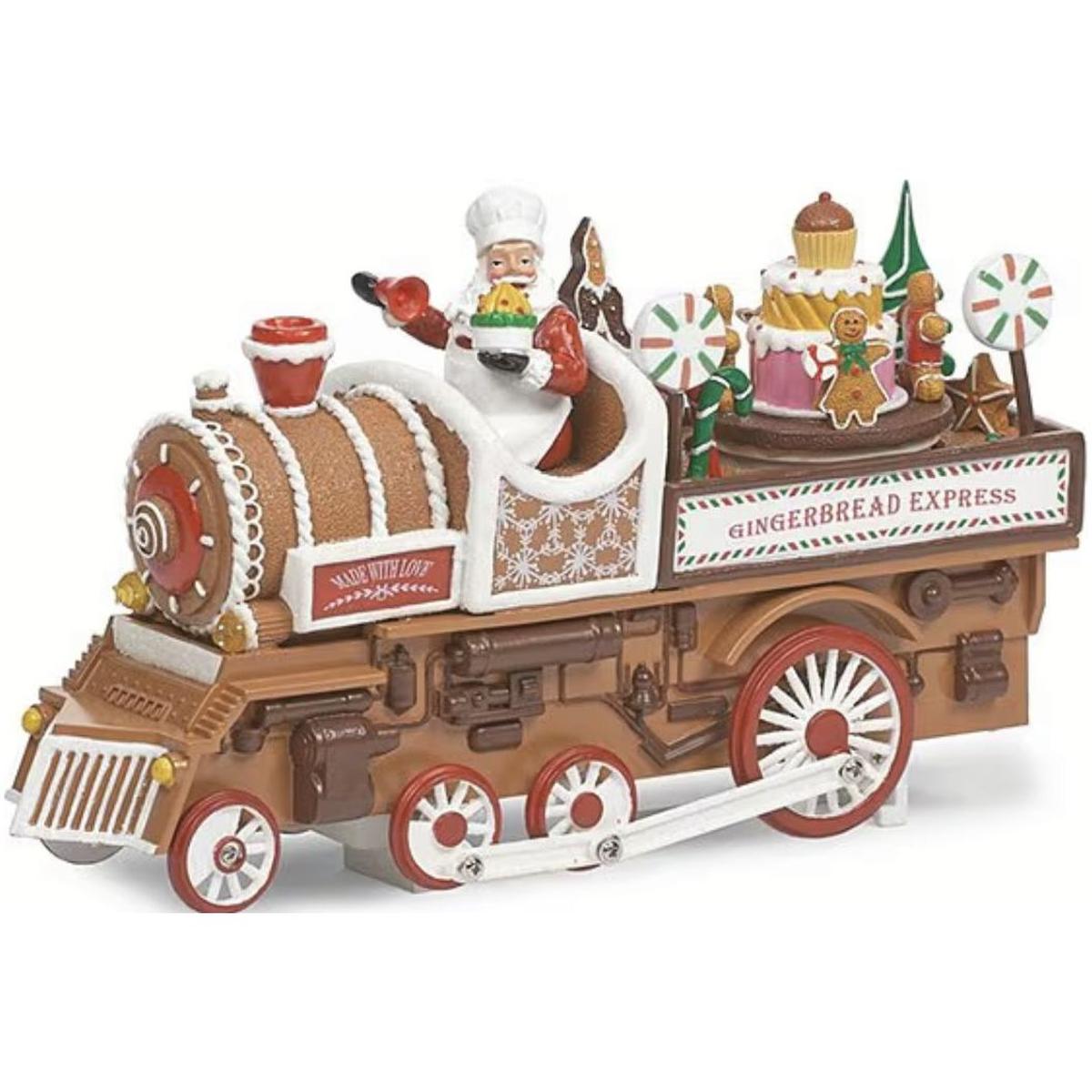 Shop For LED Musical Rotating Gingerbread Train at Michelle's aDOORable Creations
