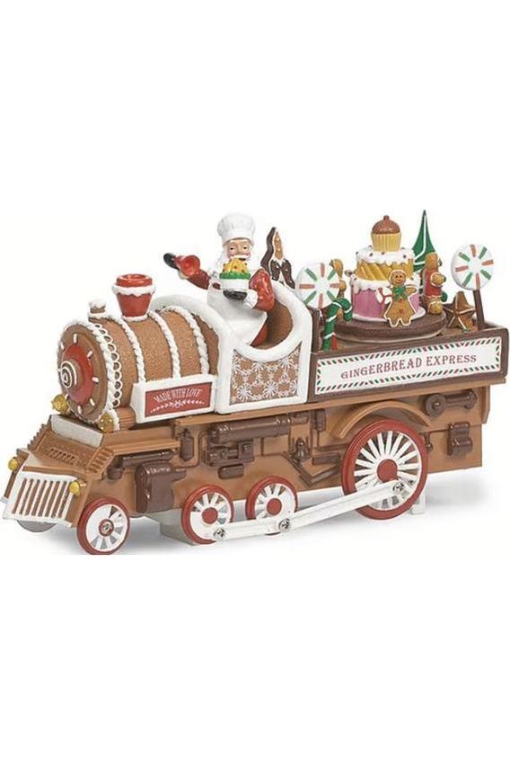 Shop For LED Musical Rotating Gingerbread Train at Michelle's aDOORable Creations