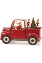 Shop For LED Snow Globe Truck with Santa and Elves 86144DS