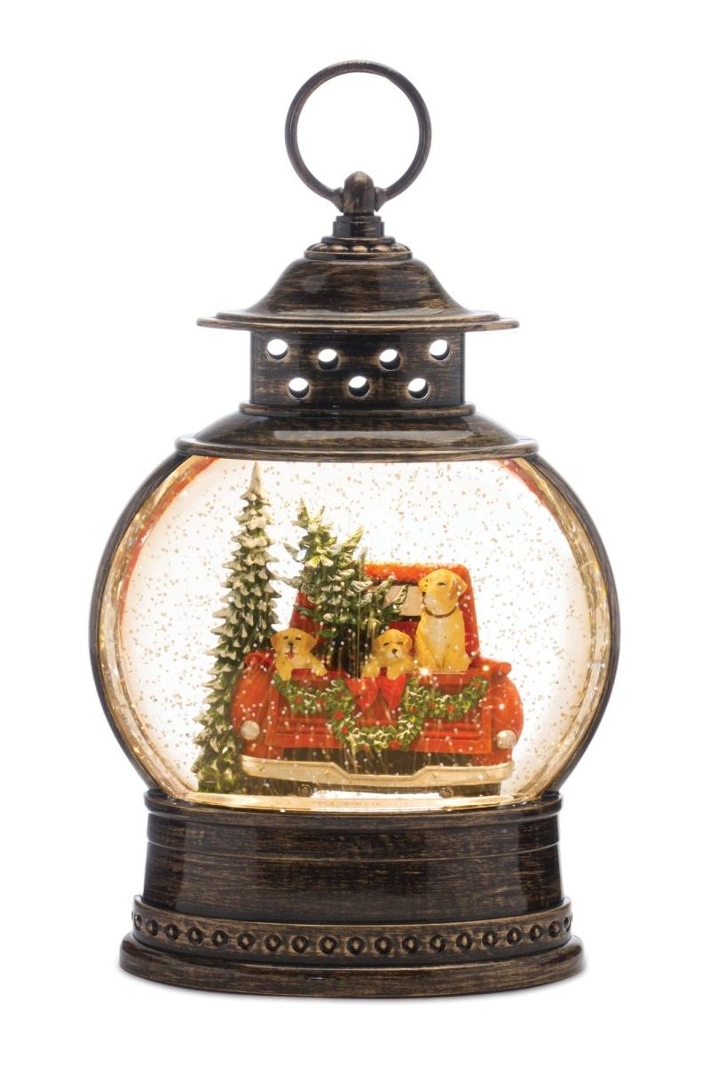 Shop For LED Snow Globe with Pickup Truck 11.5"H at Michelle's aDOORable Creations