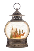 Shop For LED Snow Globe with Santa's Sleigh 86210DS