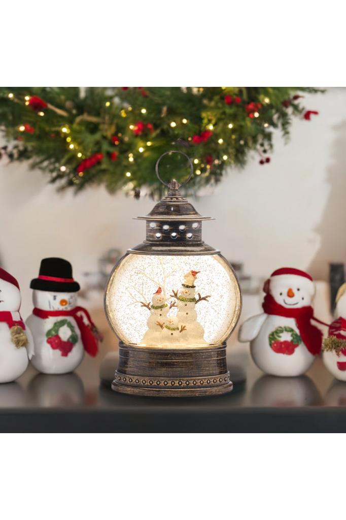 Shop For LED Snow Globe with Snowman Family 86211DS