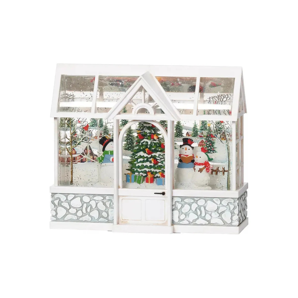 Shop For Led Swirl Snowman Choir Snow Globe at Michelle's aDOORable Creations