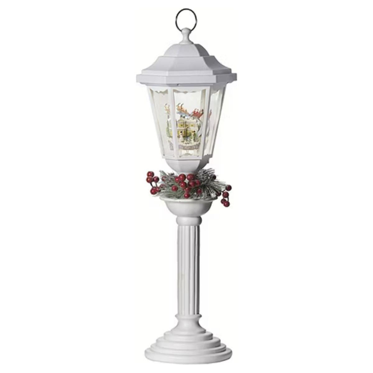 Shop For Led Swirl White Christmas Lamp Post at Michelle's aDOORable Creations