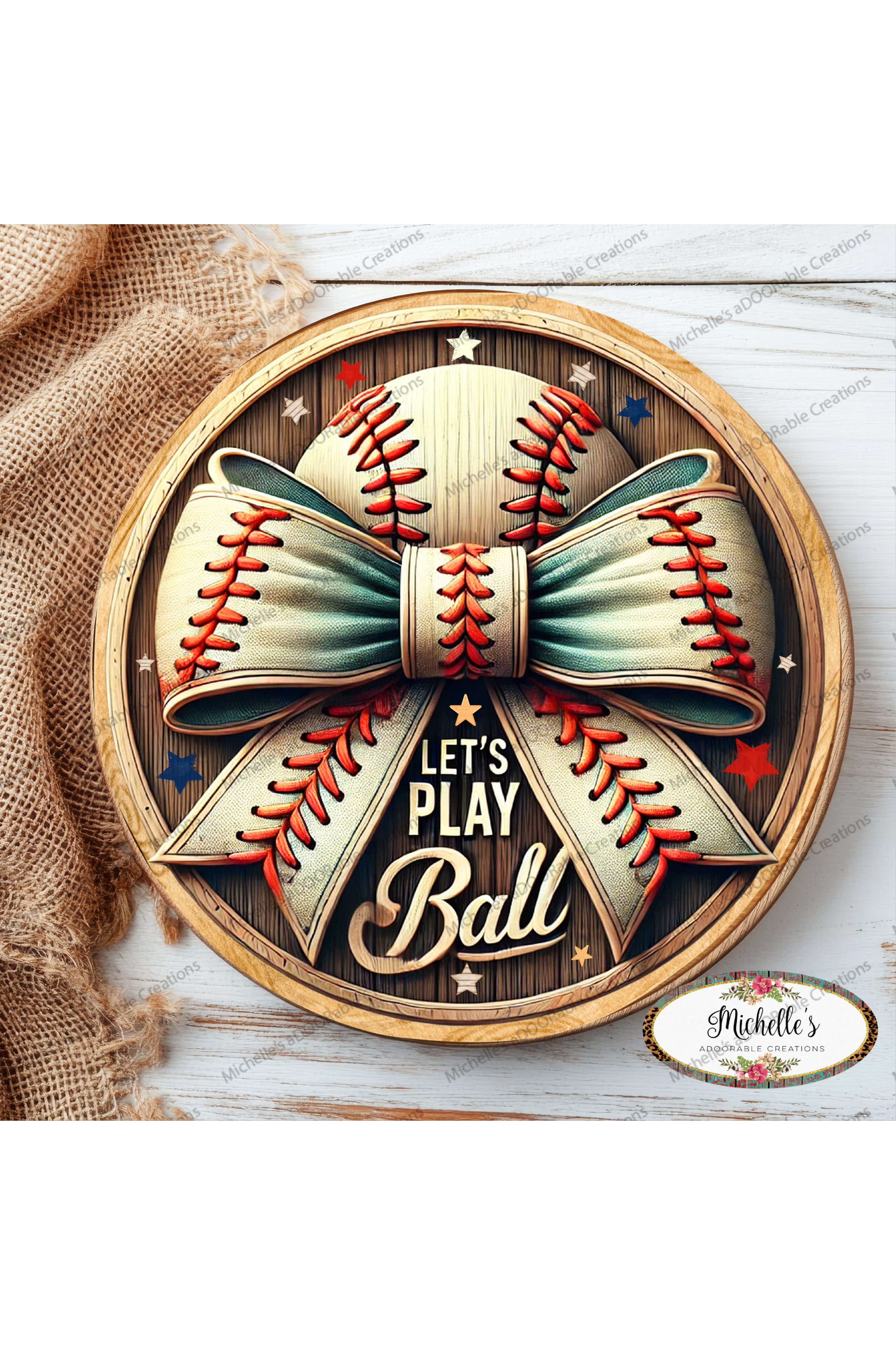 Shop For Let's Play Ball Baseball Sign