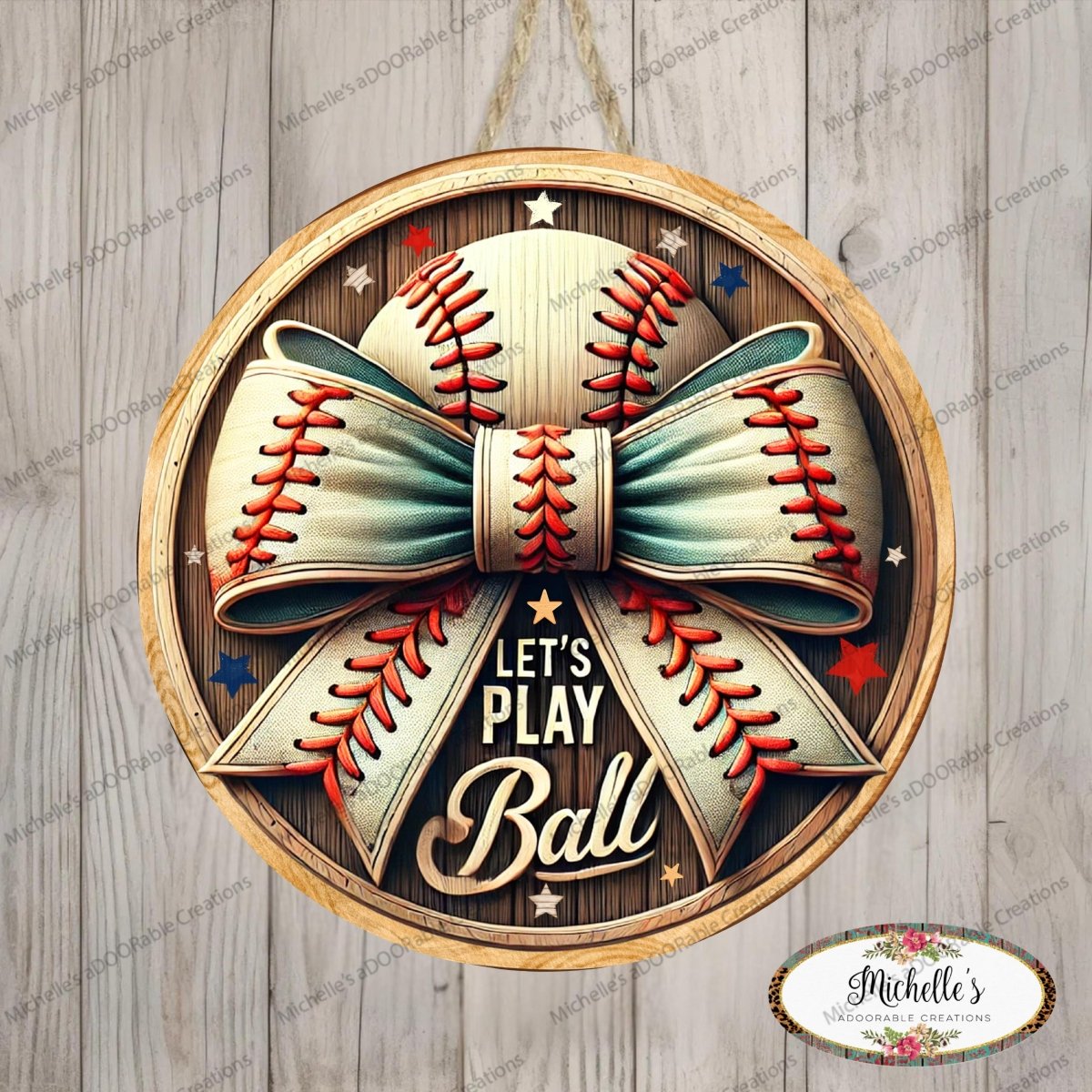 Shop For Let's Play Ball Baseball Sign