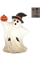 Shop For Lighted Bow - Tie Ghost with Pumpkin 6" at Michelle's aDOORable Creations