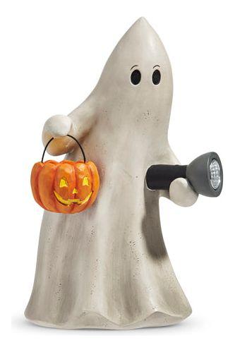 Shop For Lighted Ghost with Flashlight 10"