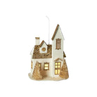 Shop For Lighted Glittered Village Ornaments