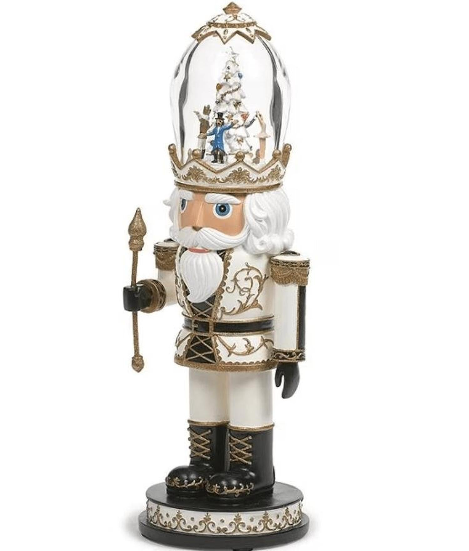 Lighted Musical Gold Nutcracker