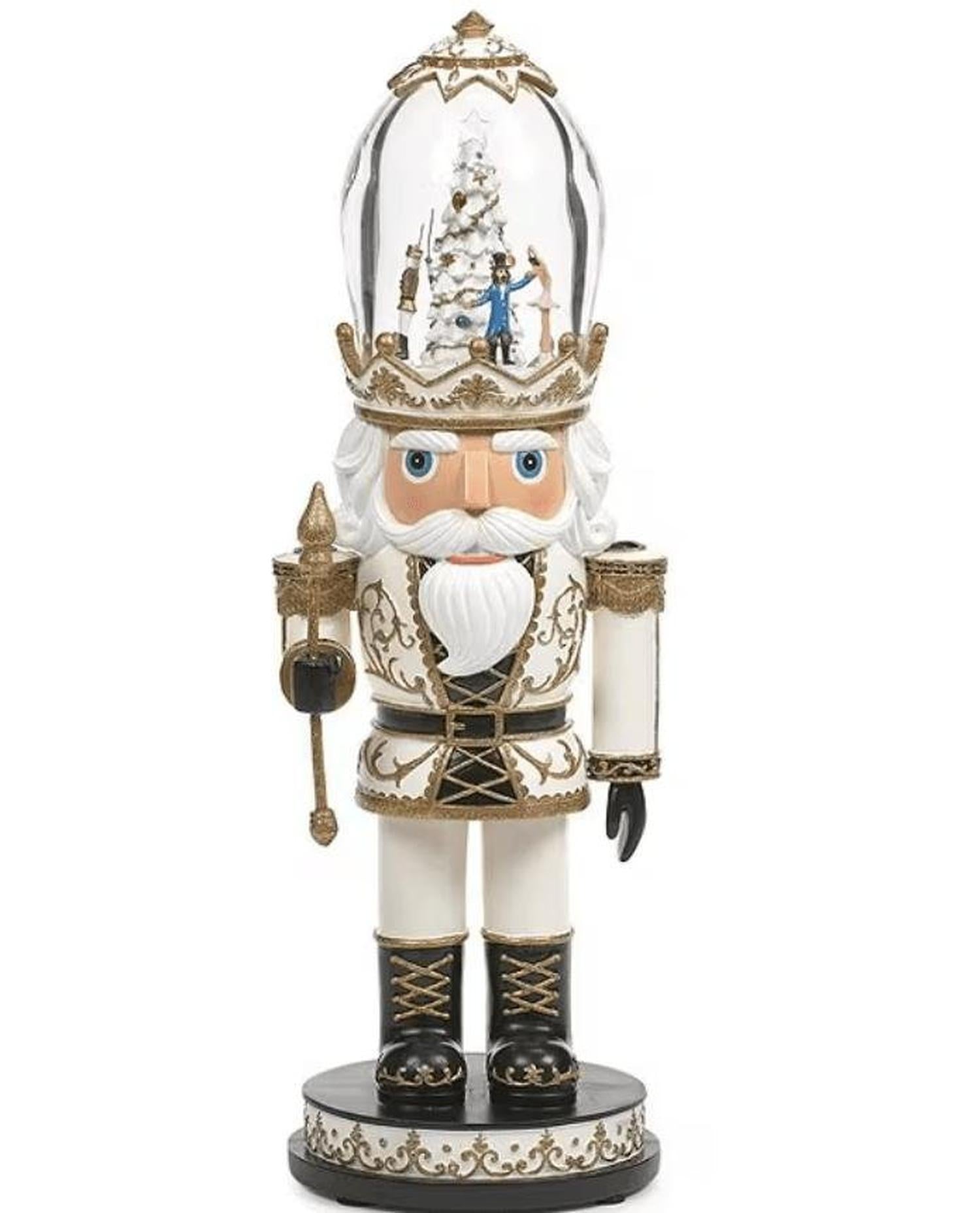 Lighted Musical Gold Nutcracker